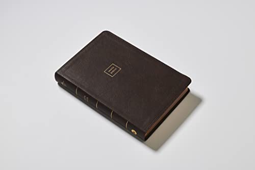 RVR60, Santa Biblia, Ultrafina, Letra Gigante, Leathersoft, Café, Palabras de Jesús en Rojo, Comfort Print