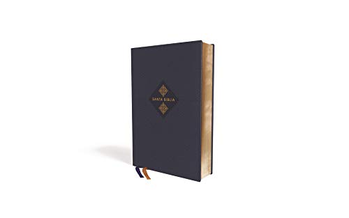 Nbla Biblia de Estudio Gracia y Verdad, Leathesoft, Azul Marino, Interior a dos Colores