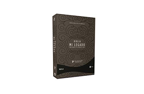 NBLA, Santa Biblia, Mi Legado, Una columna, Piel de cabra, Negro, Colección Premier, Palabras de Jesús en Rojo, Comfort Print