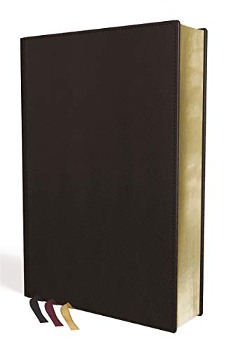 Nbla Biblia Ultrafina, Colección Premier, Negro Cubierta de piel – Texto grande