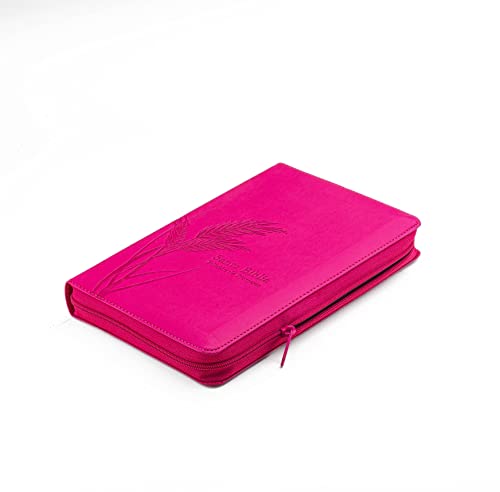 Santa Biblia de Promesas Reina Valera 1960 / Tamaño Manual / Letra Grande / Piel Especial Con Cierre / Fucsia // Spanish Promise Bible Rv60 / Handy ... Print / Leathersoft with Zipper / Fuchsia