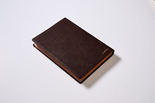 Reina Valera Revisada Biblia Reflexiones de C. S. Lewis, Leathersoft, Café, Interior a DOS Colores
