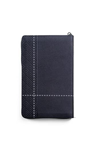 Santa Biblia de Promesas Reina Valera 1960 / Tamaño Manual / Letra Grande / Piel Especial Con Índice Y Cierre / Negra // Spanish Promise Bible Rvr60 / ... / Leathersoft with Index and Zipper / Black