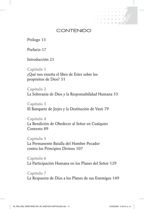 El rol del cristiano en la política y la soberanía de Dios: Lecciones basadas en el libro de Ester (Latin Spanish Edition)