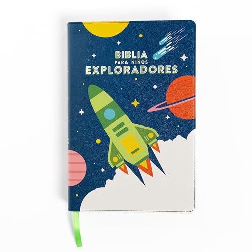 RVR 1960 Biblia para niños exploradores, azul cósmico, símil piel / RVR 1960 Kid's explorer bible, blue, LeatherTouch