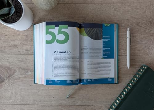 Biblia de Estudio del Diario Vivir Para Jóvenes Ntv Con Filament (Tapa Dura, Verde, Letra Roja)