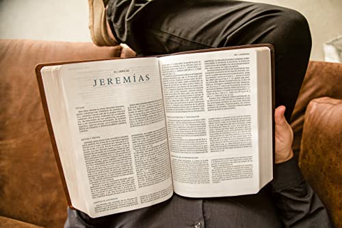 Nbla Biblia de Estudio Macarthur, Leathersoft, Café, Interior a dos Colores, con Índice