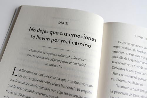 Maneja Tus Emociones (Un Devocional de 90 Días): Sabiduría Diaria Para Mantenerse Estable En Un Mundo Inestable / Managing Your Emotions