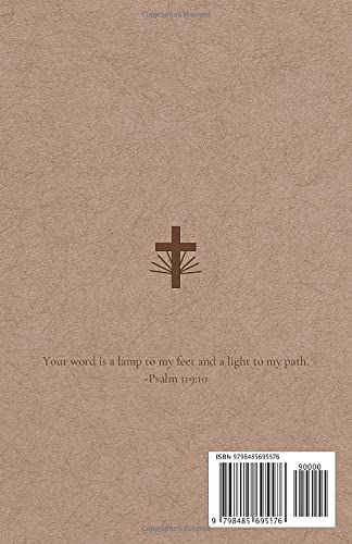 Notas bíblicas: Diario cristiano minimalista/Cuaderno