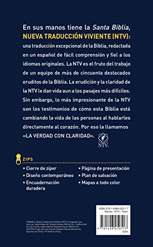 Santa Biblia Ntv, Edición Zíper, Girasol (Sentipiel)