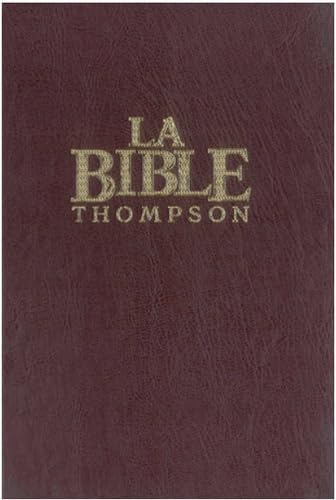 Bible Thompson rigide, marron Colombe