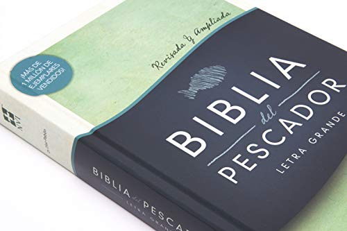 Nueva Versión Internacional Biblia del Pescador, letra grande, verde tapa dura | NVI Fisher of Men Bible, Large Print, Green, Hardcover