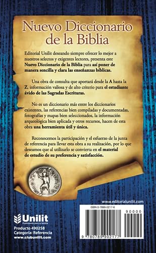 Nuevo Diccionario de La Biblia = New Bible Dictionary: Una Obra de Consulta Que Aportara Desde La a Hasta La Z, Informacion Valiosa.