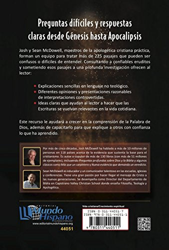 Manual para Entender Versiclos Dificiles de la Biblia (Spanish Edition)