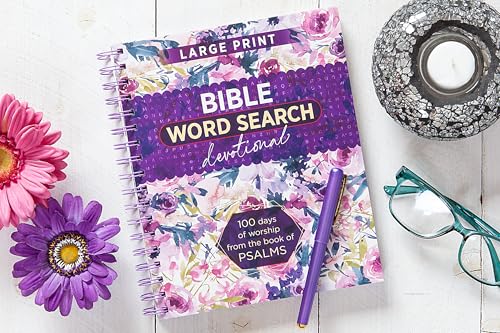 Bible Word Search Devotional: 100 Days of Worship from the Book of Psalms