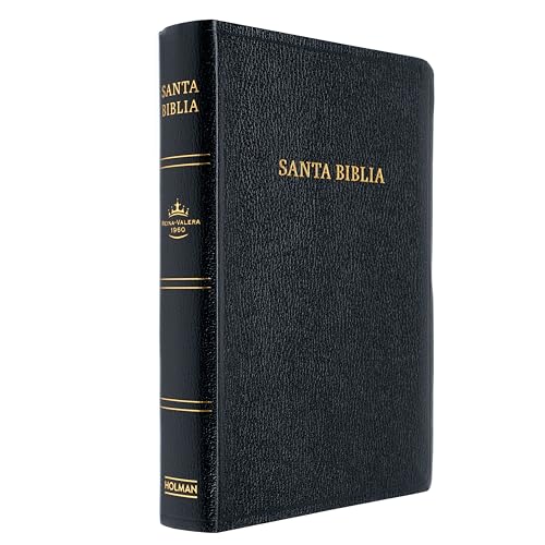 RVR 1960 Biblia letra gigante, negro imitación piel con índice (Edición 2023): Santa Biblia