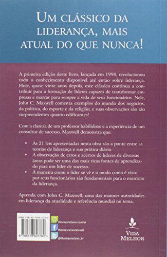 As 21 Irrefutáveis Leis da Liderança