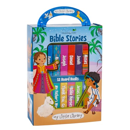 My Little Library: Bible Stories (12 Board Books): Bible Stories (12 Board Books & 3 Downloadable Apps!)