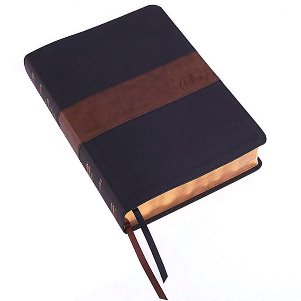 CSB Spurgeon Study Bible, Black/Brown Leathertouch(r): Study Notes, Quotes, Sermons Outlines, Easy-To-Read Font