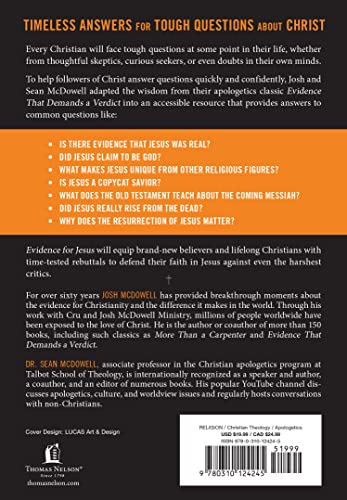 Evidence for Jesus: Timeless Answers for Tough Questions about Christ