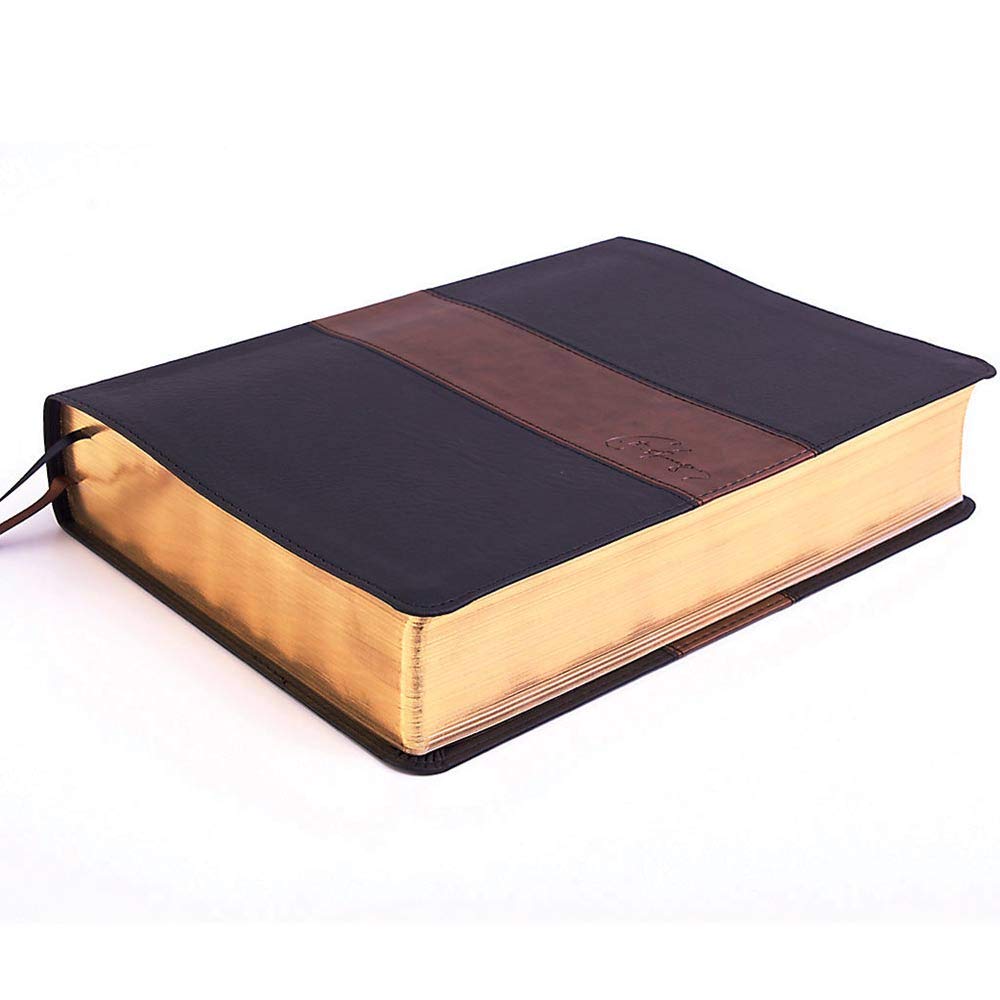 CSB Spurgeon Study Bible, Black/Brown Leathertouch(r): Study Notes, Quotes, Sermons Outlines, Easy-To-Read Font