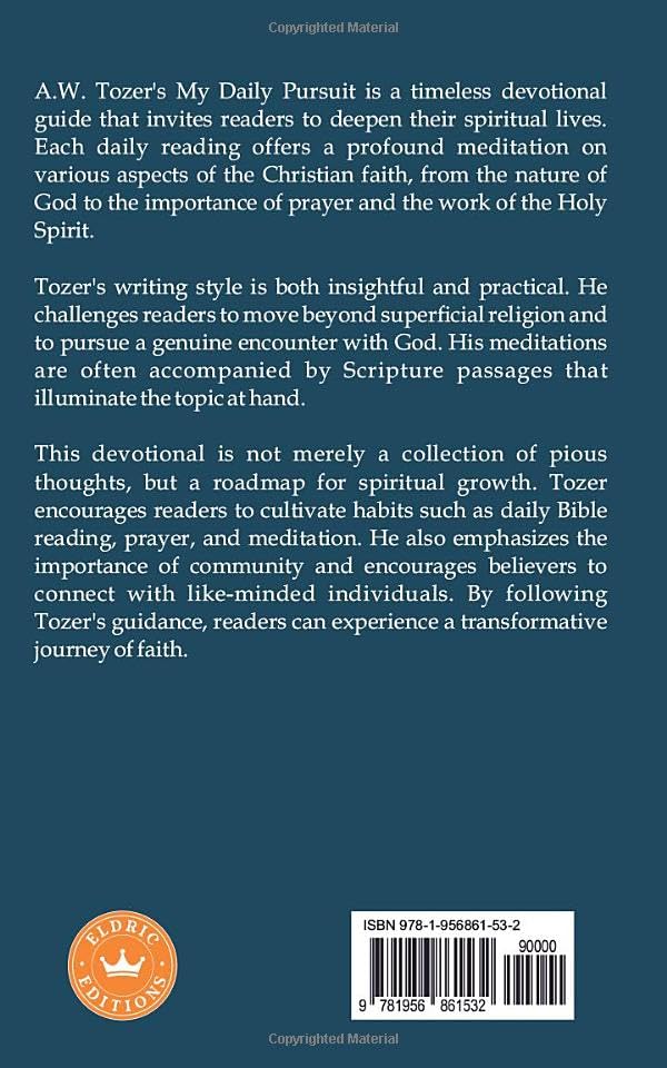 My Daily Pursuit DEVOTIONS FOR EVERY DAY