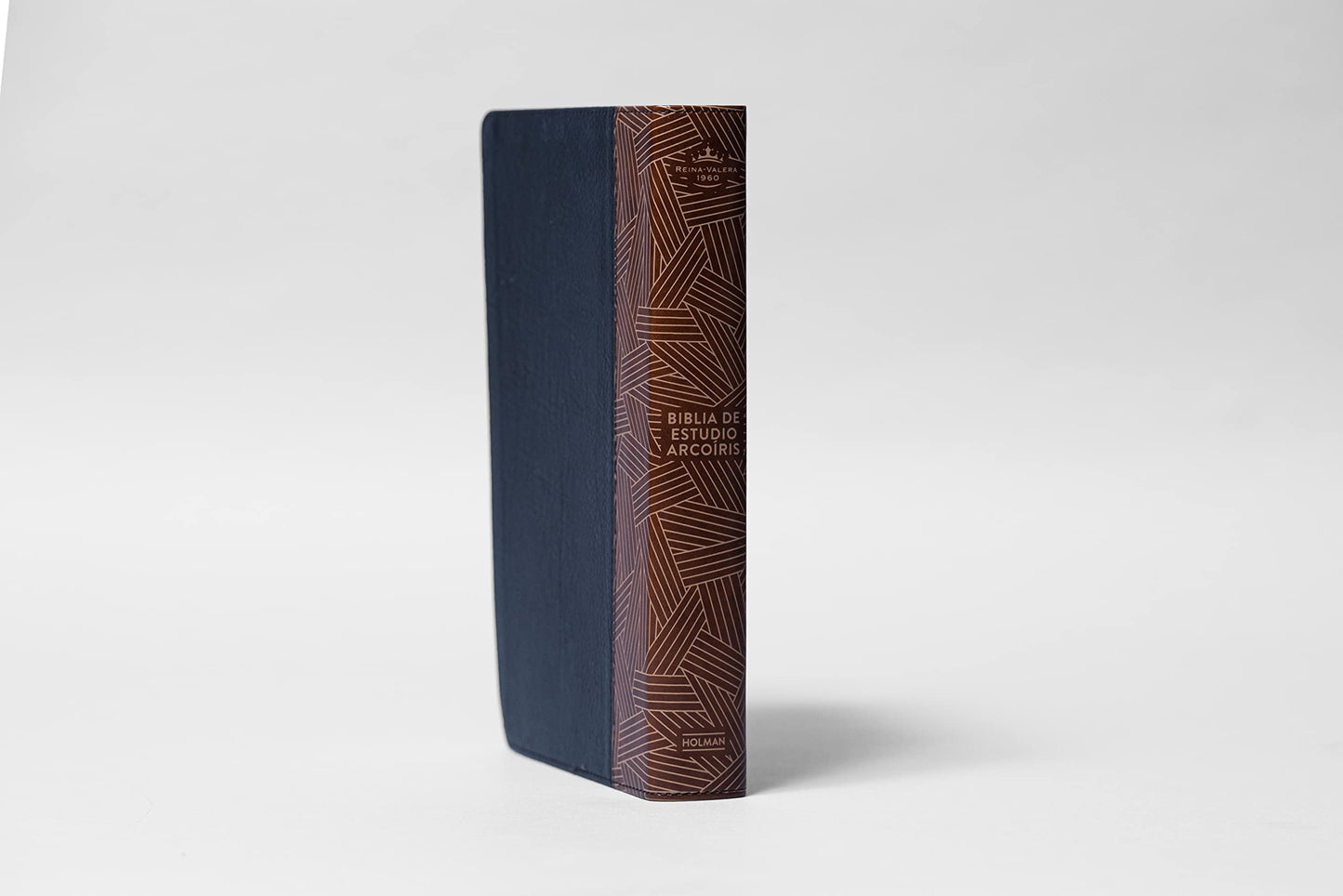 Reina Valera 1960 Biblia de Estudio Arcoiris, tostado/negro símil piel/ Rainbow Study Bible RVR 1960 Tan/black LeatherTouch
