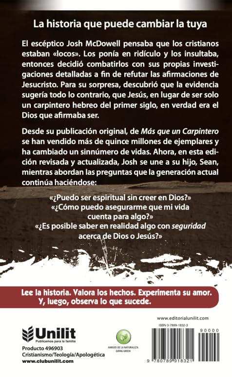 MAS QUE UN CARPINTERO: More Than a Carpenter New Edition