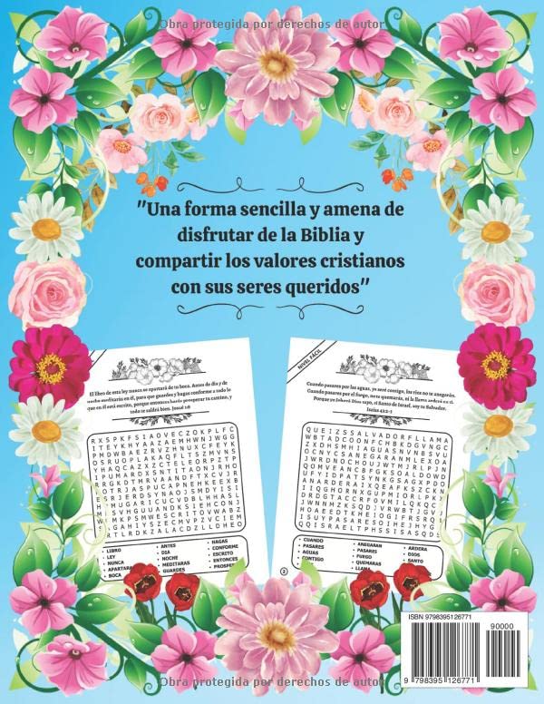 Sopa de Letras de la Biblia - 100 Sopas de Letras en Español: Word Search in Spanish - 100 Bible Spanish Word Search (Palabras de Dios) (Spanish Edition)
