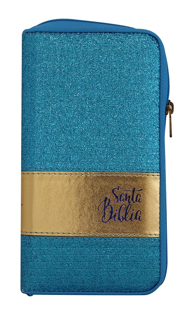 BIBLIA RVR035XZ MD AZUL CARTERA CON CIERRE