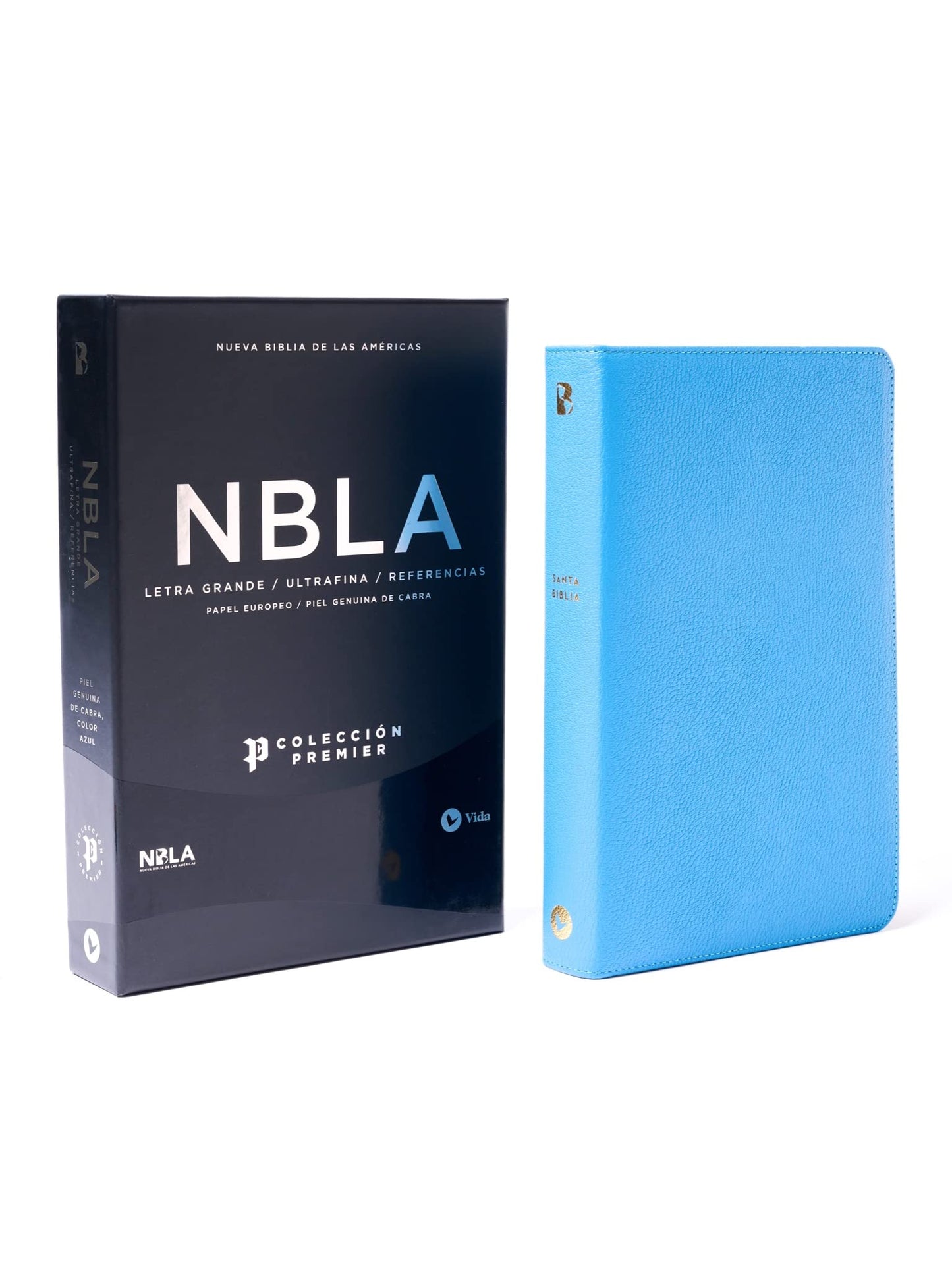 Nbla Biblia Ultrafina, Colección Premier, Azul: Edición Limitada Cubierta de piel