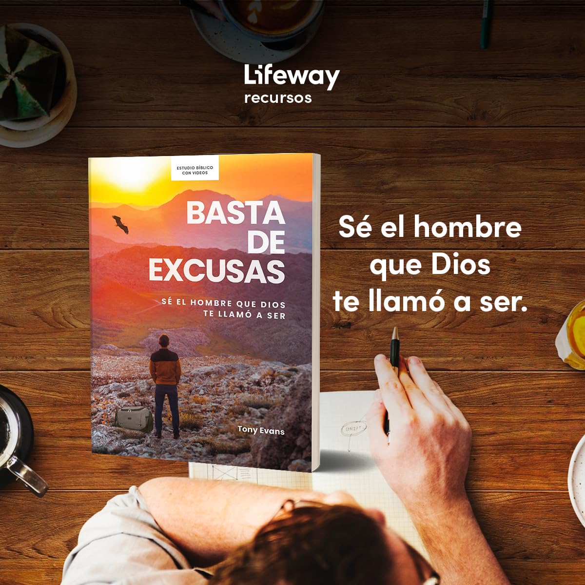 Basta de excusas - Estudio bíblico con videos / No More Excuses - Bible Study (Spanish Edition): Sé el hombre que Dios te llamó a ser