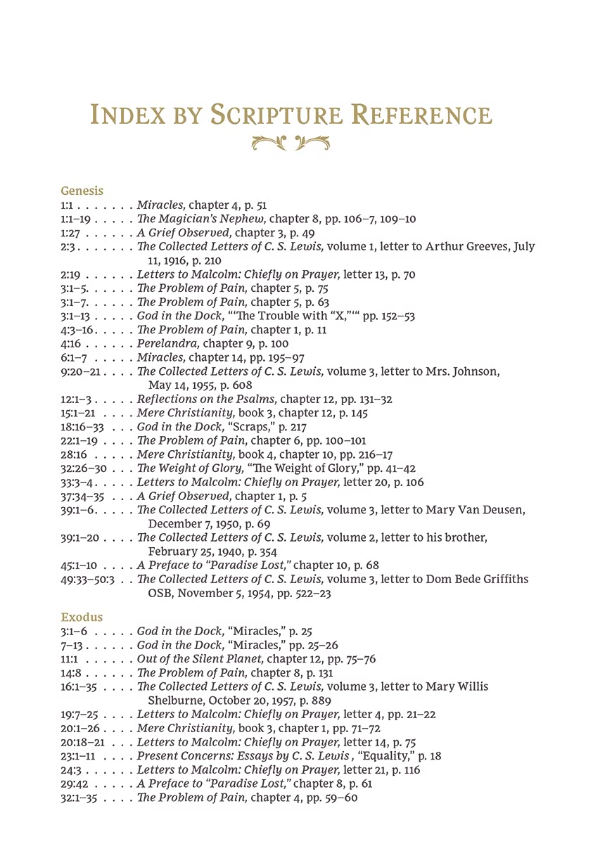 NRSV, The C. S. Lewis Bible, Leathersoft, Brown, Comfort Print: For Reading, Reflection, and Inspiration