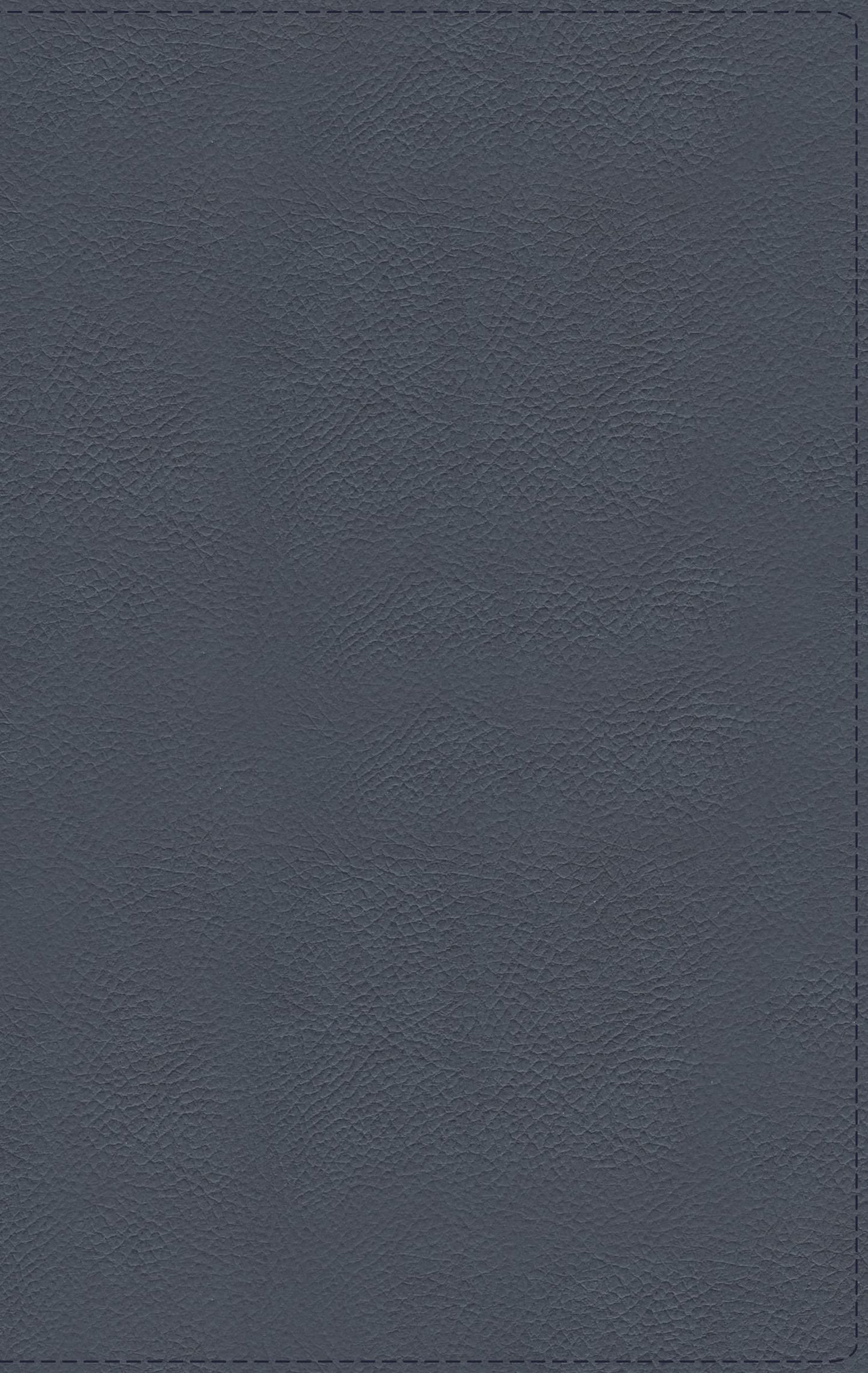 NBLA Biblia de Estudio MacArthur, Piel Genuina, Azul Pizarra, Interior a dos colores