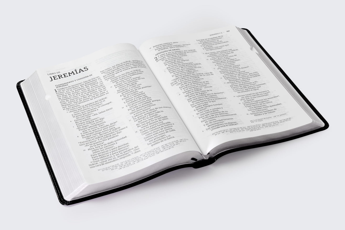 NBLA, Biblia del Ministro, Letra gigante, Leathersoft, Negra, Comfort Print