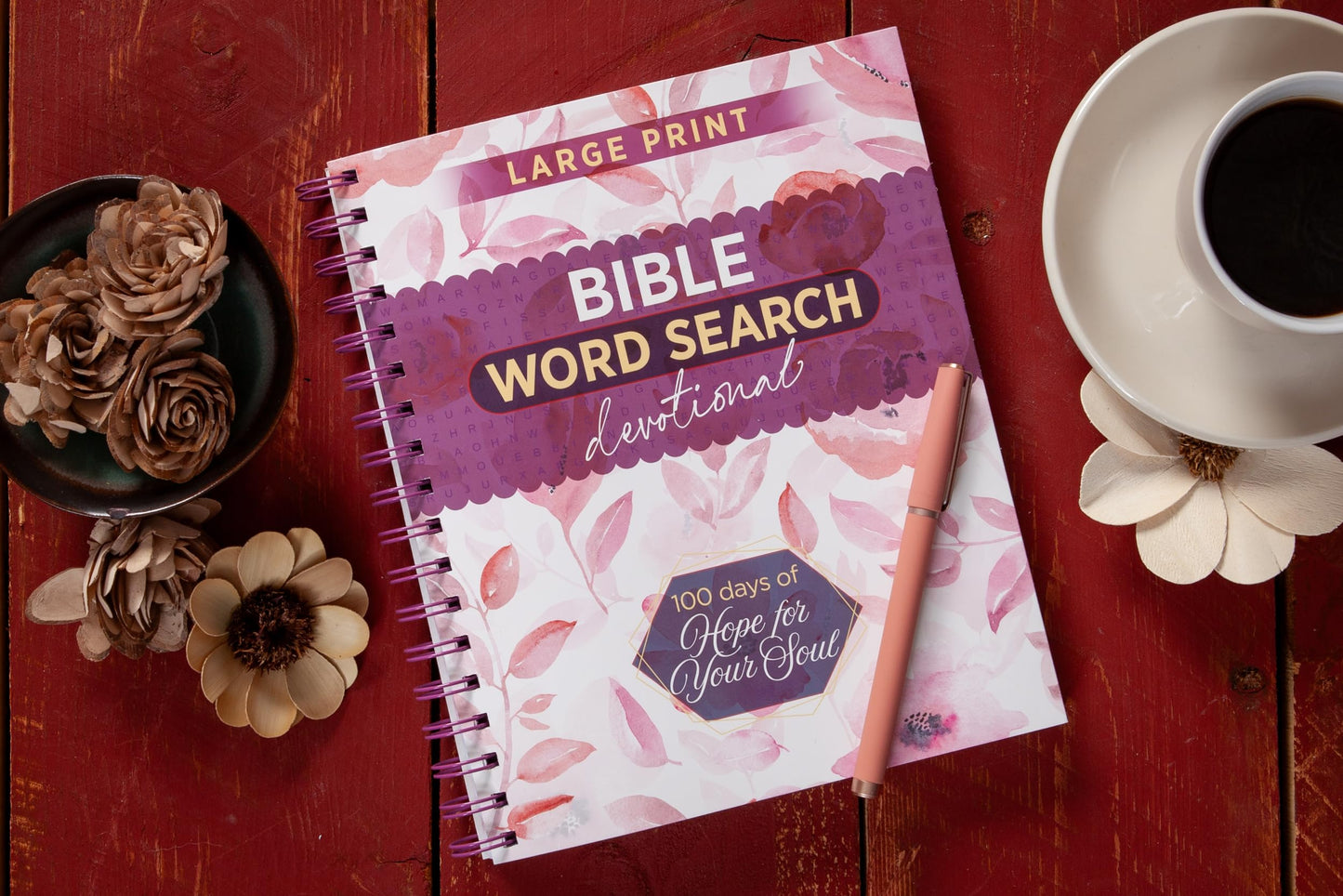 100 Days of Hope for Your Soul: Bible Word Search Devotional