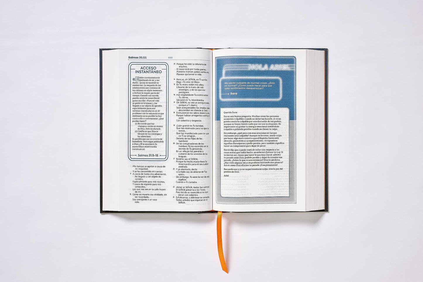 NBLA, Biblia de Estudio para Jóvenes, Tapa dura, Azul, Comfort Print