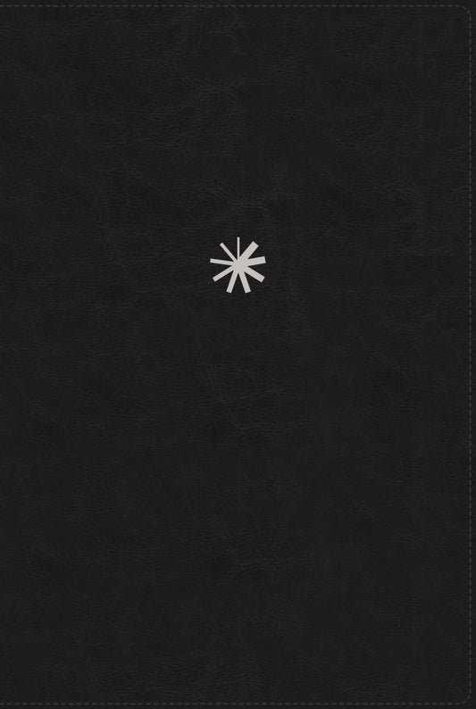 NBLA, Biblia Cronológica de Estudio, Interior a cuatro colores, Leathersoft, Negro, Comfort Print