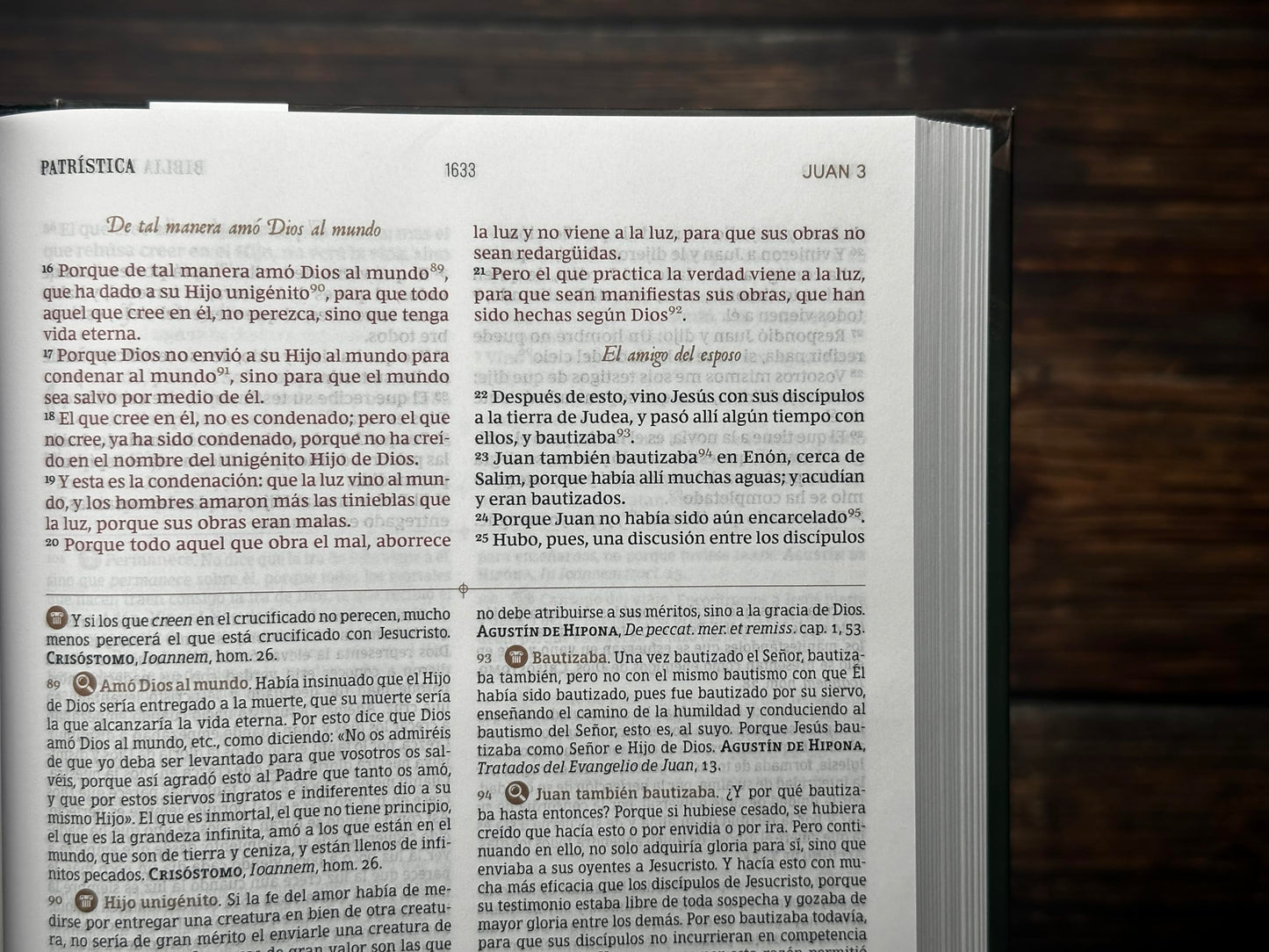 RVR, Biblia de Estudio Patrística, Tapa dura, Interior a dos colores, con Índice, Palabras de Jesús en Rojo, Comfort Print: La Sabiduría del Cristianismo Antiguo, siglos I al VI