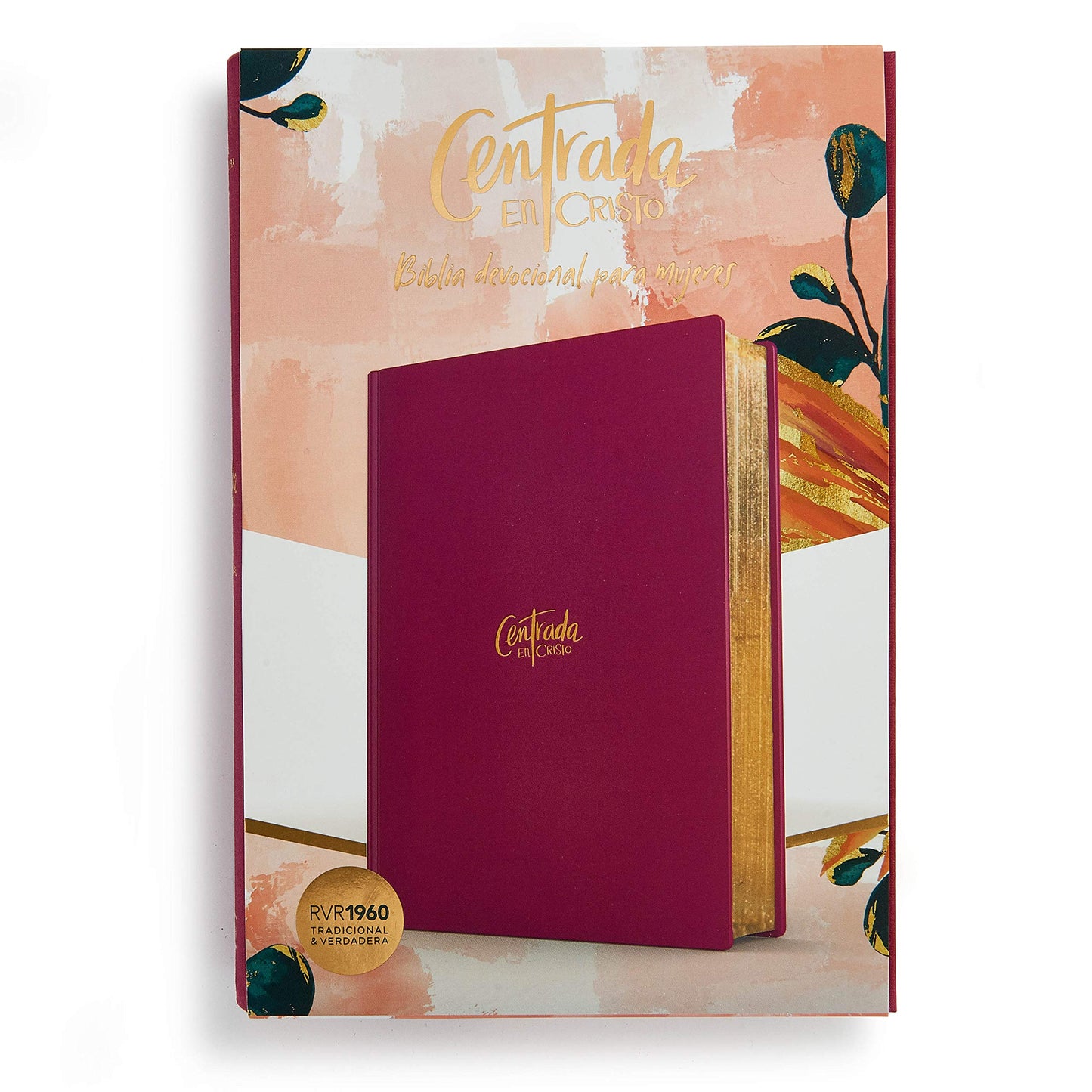 Reina Valera 1960 Biblia Devocional para Mujeres Centrada en Cristo, granada tapa | RVR1960 Centered in Christ Bible, Hardcover