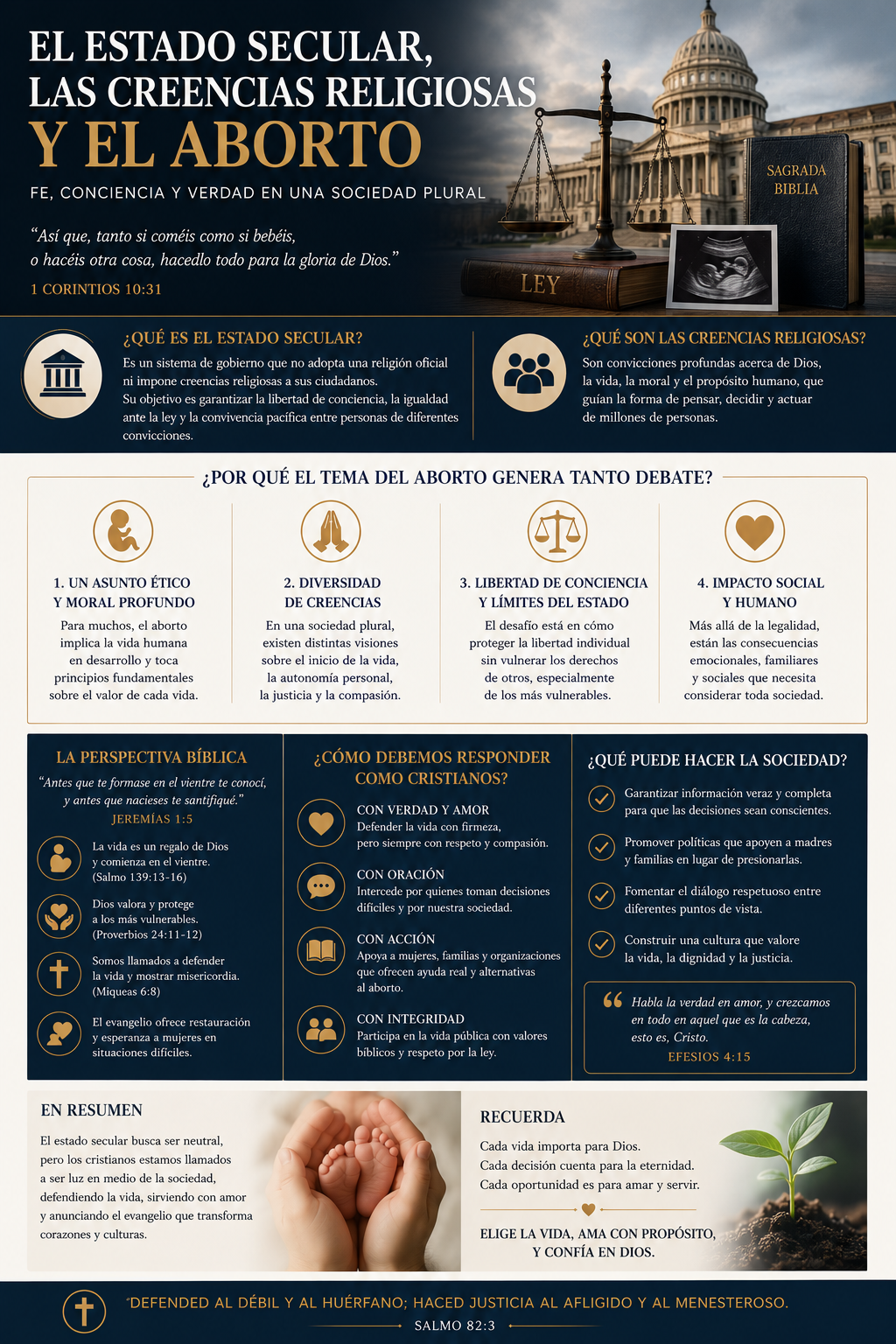 El estado secular, las creencias religiosas y el aborto