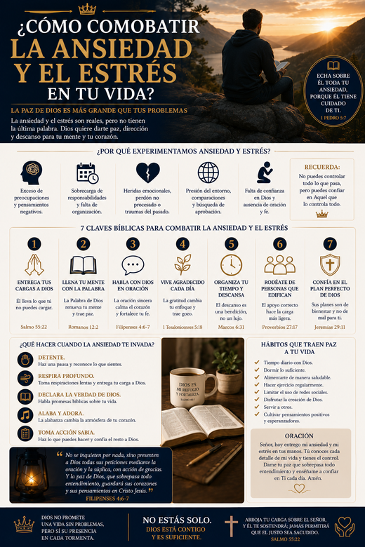 ¿COMO CONBATIR LA ANSIEDAD Y EL ESTRES EN TU VIDA?