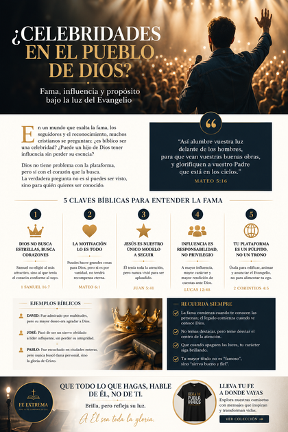 📔¿Celebridades en el pueblo de Dios?