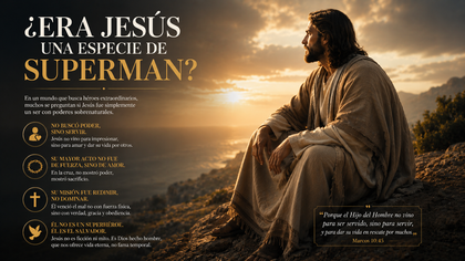 📔¿Era Jesús una especie de Superman?