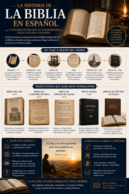 La historia de la Biblia en español