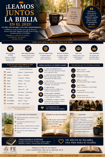 ¡Leamos juntos la Biblia en el 2025!