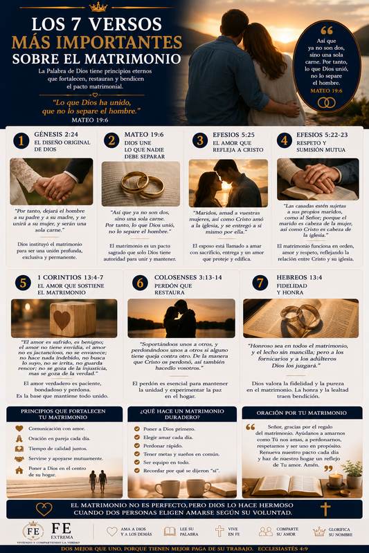 Los 7 Versos Más Importantes Sobre El Matrimonio (david Mathis)