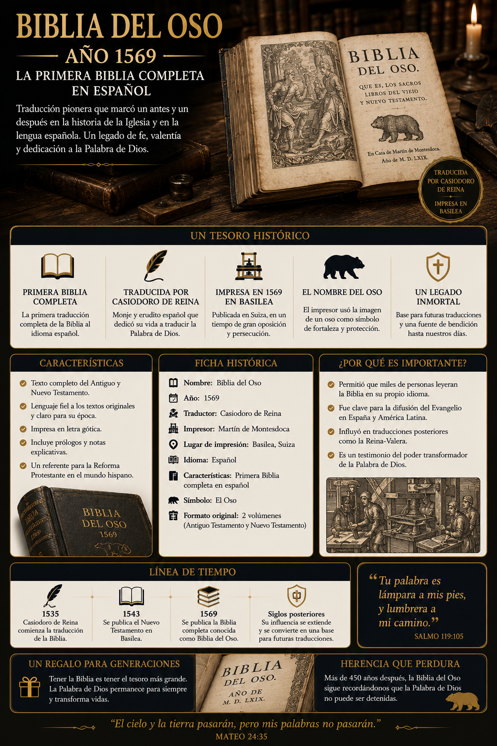 Biblia del oso año 1569 VIDEO