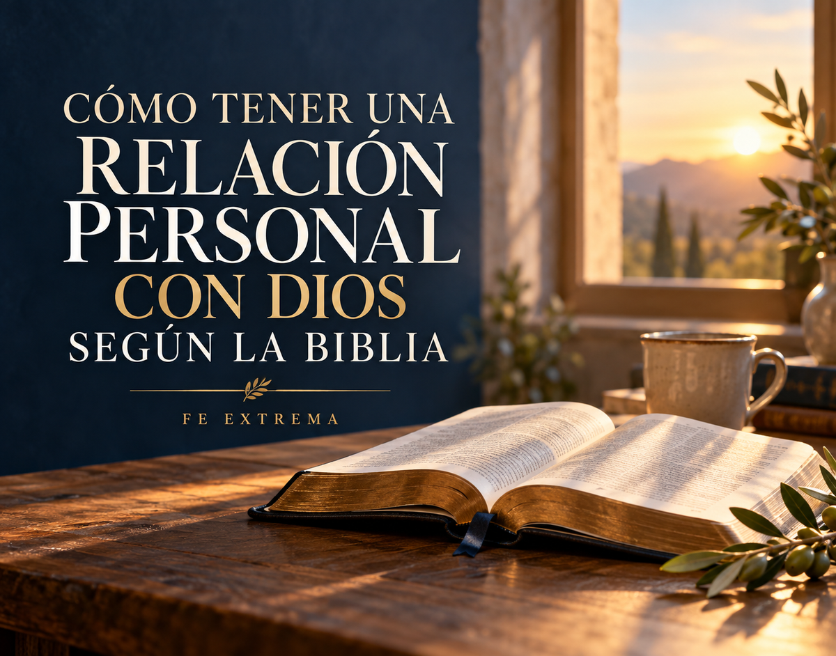 Cómo tener una relación personal con Dios según la Biblia