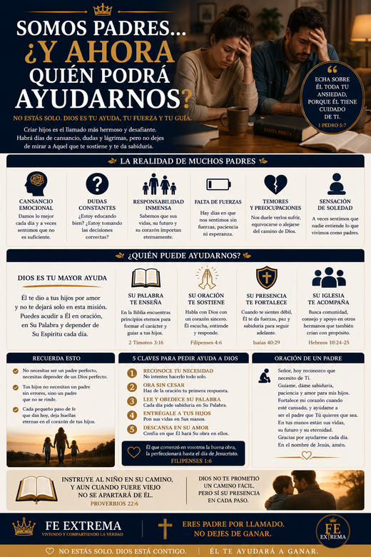 SOMOS PADRES...¿Y AHORA QUÍEN PODRÁ AYUDARNOS?